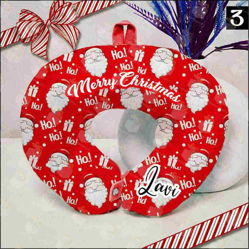 Personalised Neck Pillow for Christmas